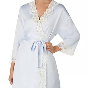 Ralph Lauren Blue Satin Robe